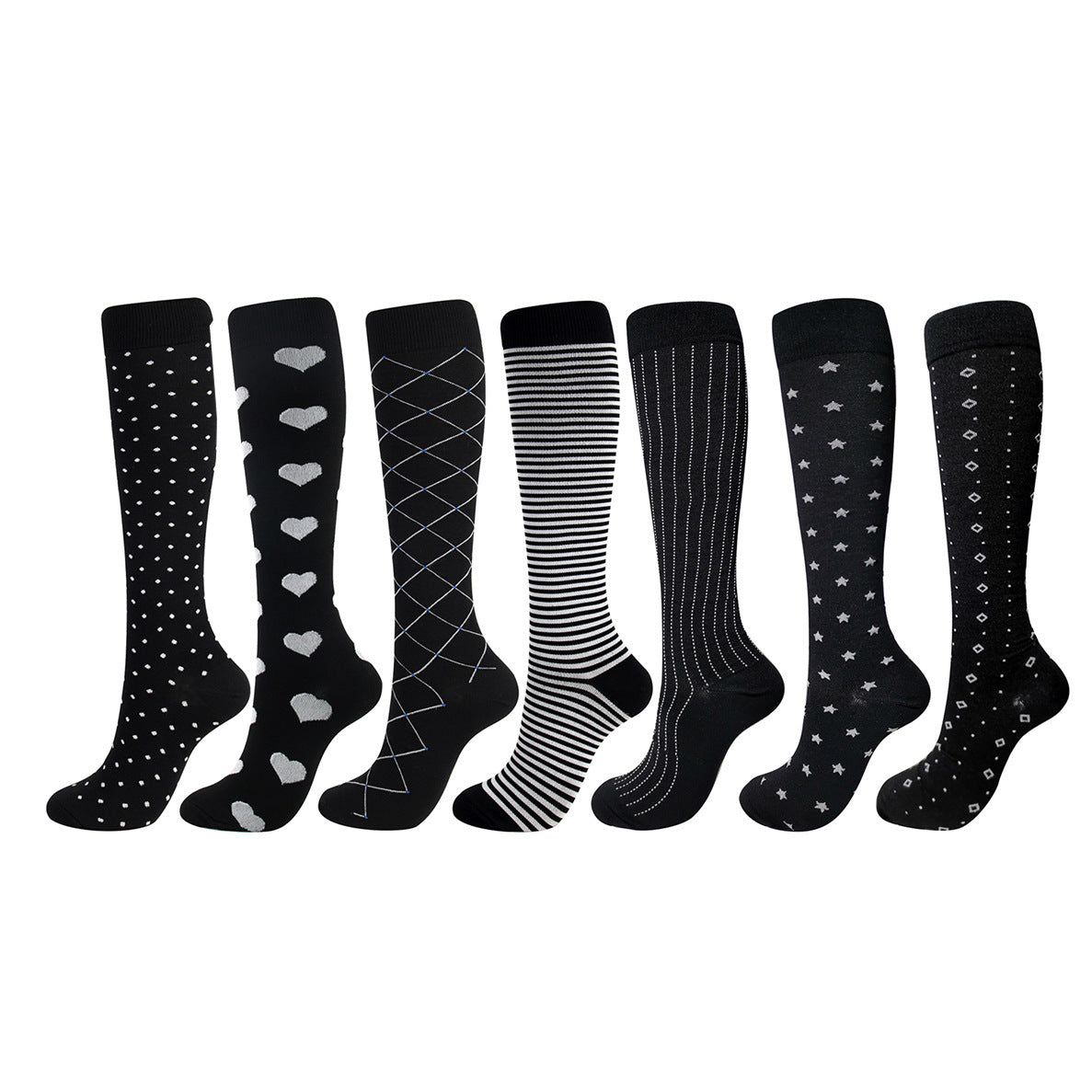 Outdoor Fashion Sports Polka Dot Fashion Socks